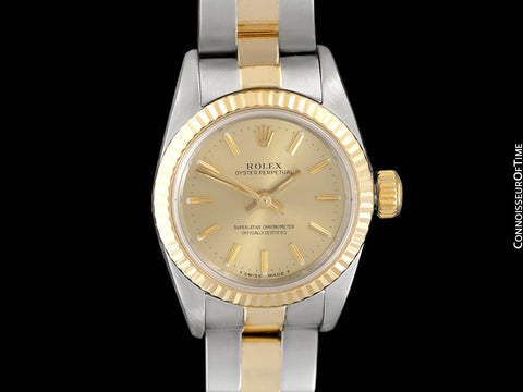 Rolex Ladies 2-Tone, Champagne Dial - 18K Gold & Stainless Steel, 67193
