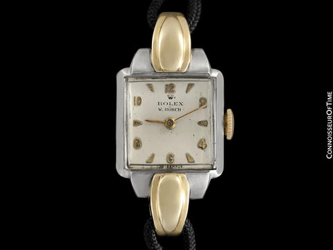 1946 Rolex Vintage Ladies Dress Watch - Two-Tone Stainless Steel & 14K Gold