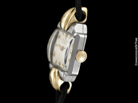 1946 Rolex Vintage Ladies Dress Watch - Two-Tone Stainless Steel & 14K Gold