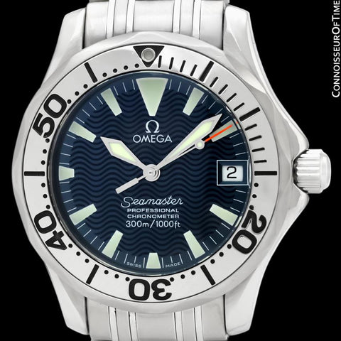 Omega Seamaster Midsize 300M Professional Diver Chronometer Limited Edition Jacques Mayol Watch, Stainless Steel - 2263.80.00