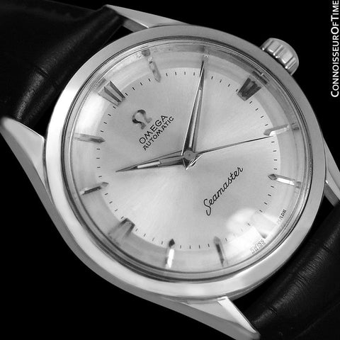1958 Omega Seamaster Mens Unisex Vintage Automatic Watch - Stainless Steel