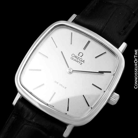 1978 Omega De Ville Vintage Mens Midsize Watch - Stainless Steel