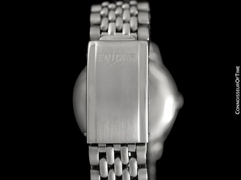 1960's Enicar Supertest Mens Vintage Chronometer Watch with Bracelet - Stainless Steel
