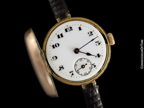 1920 Rolex Ladies Vintage Art Deco Watch - 9K Rose Gold