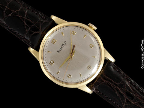1958 IWC Vintage Mens Handwound Dress Watch, Caliber 89 - 18K Gold