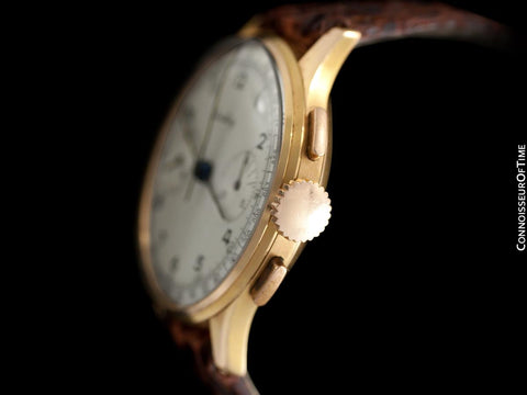 1948 Breitling Vintage Aviator's Ref. 760 Mens Chronograph Watch - 18K Rose Gold