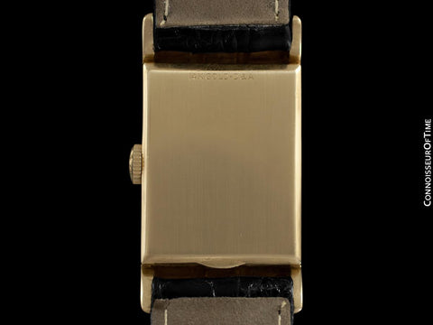 1949 Jaeger-LeCoultre Vintage Mens Watch, Extremely Rare Model, 14K Gold - The Mitchell
