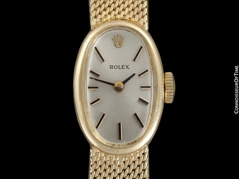 1974 Rolex Ladies Vintage Pre-Cellini 14K Bracelet Gold Watch - Mint with Warranty