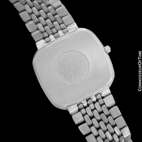 Omega De Ville Mens Unisex Ultra Thin Dress Watch with Bracelet - Stainless Steel