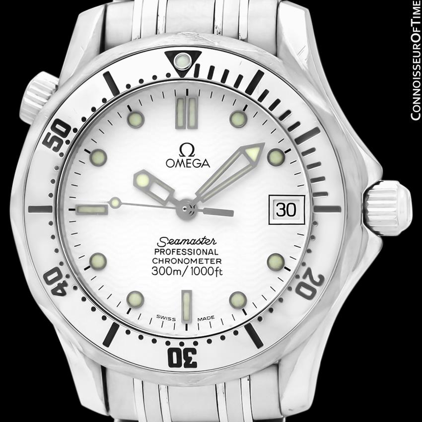 Omega Seamaster Midsize 300M White (James Bond Style) Professional