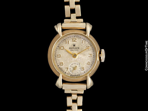 1947 Rolex Vintage Ladies Dress Watch - 18K Gold
