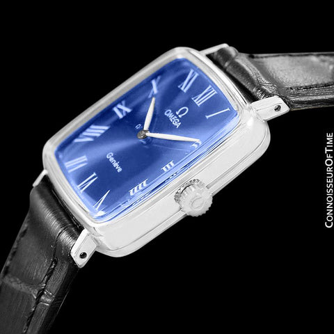1970 Omega Geneve Vintage Midsize Handwound Ultra Slim Watch - Stainless Steel