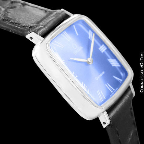 1970 Omega Geneve Vintage Midsize Handwound Ultra Slim Watch - Stainless Steel