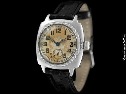 1927 Rolex Rare Very Early Oyster Vintage Mens Stainless Steel