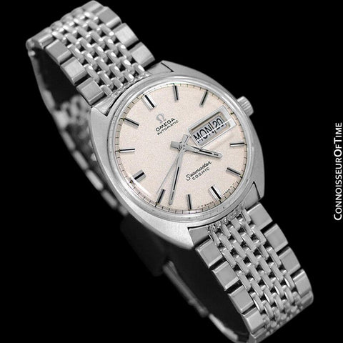 1960's Omega Vintage Mens Seamaster Cosmic Retro, Day Date, Automatic Watch - Stainless Steel