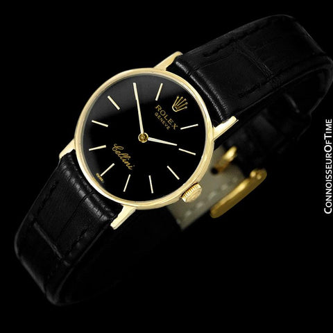1976 Rolex Cellini Vintage Ladies Watch, Ref. 3810 - 18K Gold