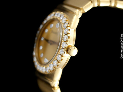 Piaget Polo Ladies Bracelet Watch - 18K Gold & Original Factory Piaget Diamonds