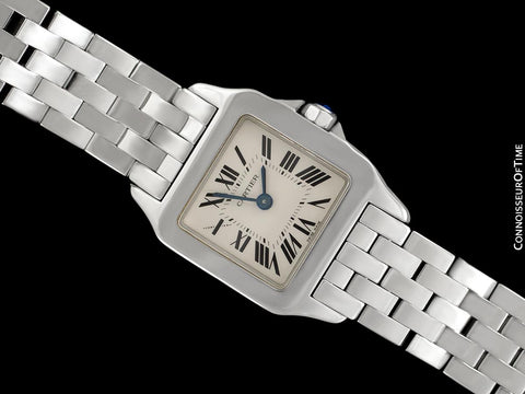 Cartier Santos Demoiselle Ladies Bracelet Watch, Ref. W25064Z5 - Stainless Steel