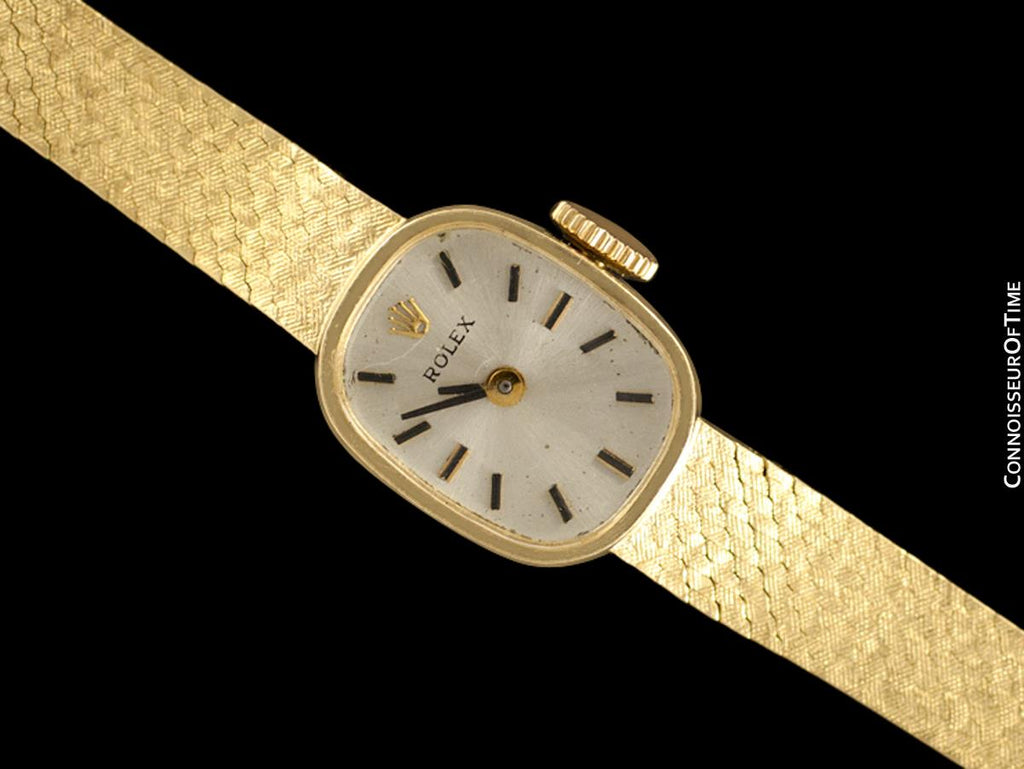 1960's Rolex Vintage Ladies Bracelet Dress Watch - 14K Gold - Connoisseur of Time 1960's Rolex Vintage Ladies Bracelet Dress Watch - 14K Gold - Connoisseur of Time