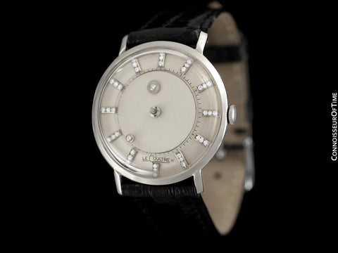 1963 Jaeger-LeCoultre Vintage Galaxy Mystery Dial - 14K White Gold & Diamonds