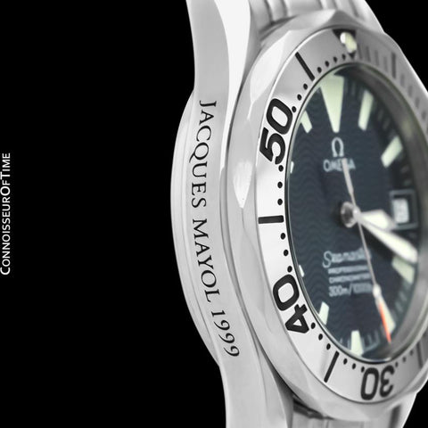 Omega Seamaster Midsize 300M Professional Diver Chronometer Limited Edition Jacques Mayol Watch, Stainless Steel - 2554.80.00