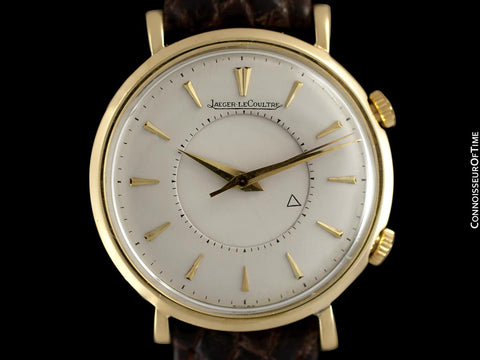 1951 Jaeger-LeCoultre Memovox Alarm Reveil Mens Watch - 18K Gold