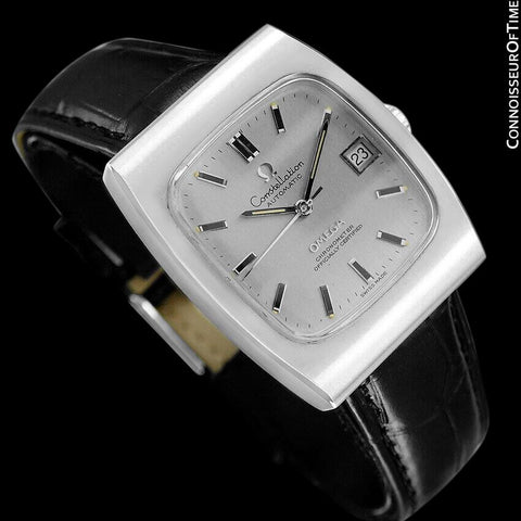 c. 1969 Omega Constellation Vintage Mens Watch, Automatic, Date - Stainless Steel