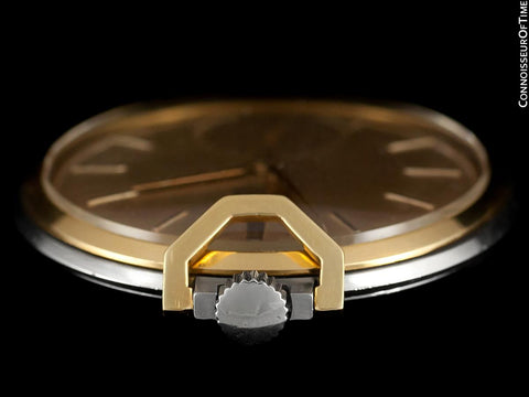 1960 Rolex Precision Vintage Antique Mens Pocket Watch, 45mm - Stainless Steel & 18K Gold