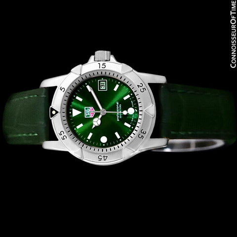 Tag Heuer Professional 1500 Mens Green Dial Divers Watch - Stainless Steel - 959.713G