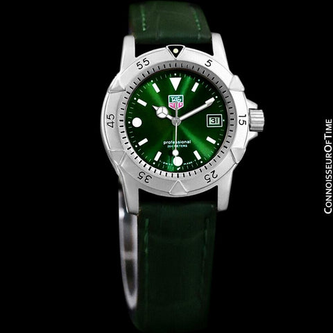Tag Heuer Professional 1500 Mens Green Dial Divers Watch - Stainless Steel - 959.713G