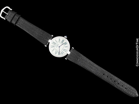 Must De Cartier Vendome Mens Midsize Unisex Watch - Sterling Silver