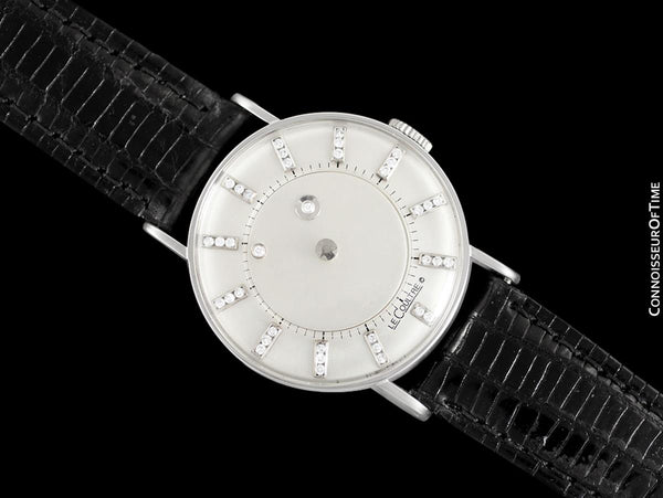 1951 Jaeger-LeCoultre / Vacheron & Constantin Vintage Galaxy Mystery Dial - 14K White Gold & Diamonds