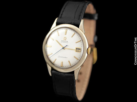 1966 Omega Seamaster Extremely Rare Cal. 560 Vintage Mens Watch, Automatic, Date - 10K Gold Filled & Stainless Steel