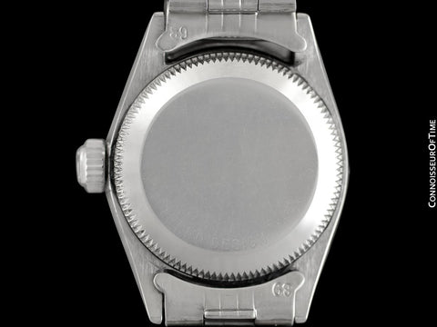 1963 Rolex Classic Vintage Ladies Date Datejust Watch, Silver Dial - Stainless Steel & 18K White Gold