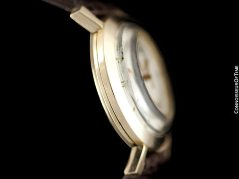 1955 Jaeger-LeCoultre Memovox Vintage Mens Reveil Wrist Alarm - 10K Gold Filled