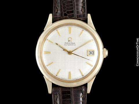 1965 Omega (Seamaster) Rare Cal. 560 Vintage Mens Watch, Automatic, Date - 10K Gold Filled & Stainless Steel