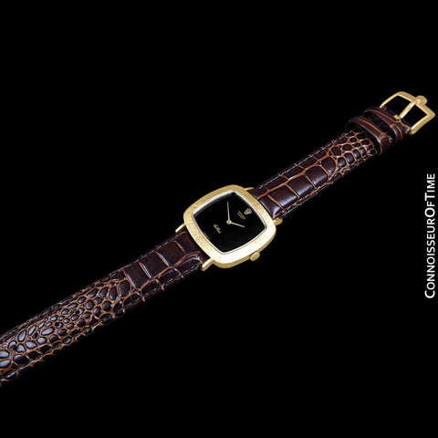 1973 Rolex Cellini Vintage Mens Midsize Handwound TV Watch, Ref. 3805 - 18K Gold