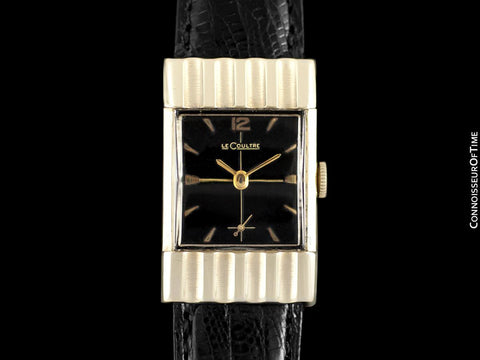1954 LeCoultre Vintage Mens Watch with Rare Case - 10K Gold Filled
