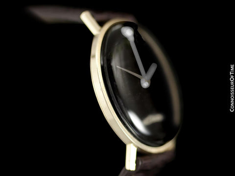 1966 Jaeger-LeCoultre Vintage Museum Watch, Modern Art - 14K Gold & Diamonds