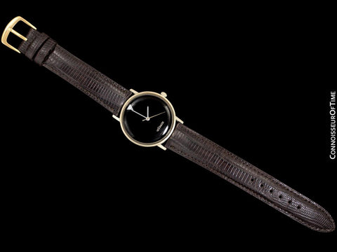 1966 Jaeger-LeCoultre Vintage Museum Watch, Modern Art - 14K Gold & Diamonds