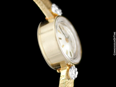 1970's Rolex Vintage Ladies Ladies Watch - 14K Gold & Diamonds