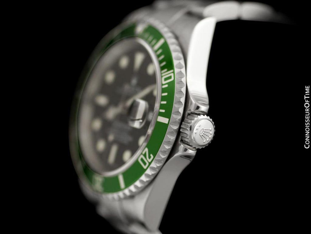 Rolex Submariner Green Kermit 50th Anniversary 16610LV Mens Watch, S -  Connoisseur of Time