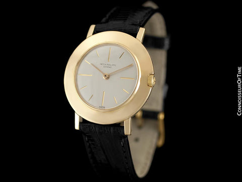 1951 Patek Philippe Vintage Mens Handwound Watch, Ref. 2594 - 18K Gold