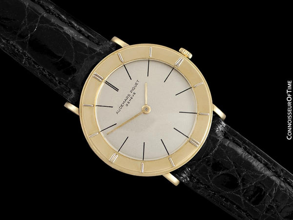 1960's Audemars Piguet Vintage Mens Modernist Cal. 1003 Ultra Thin Watch - 18K Gold