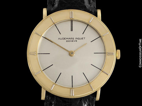 1960's Audemars Piguet Vintage Mens Modernist Cal. 1003 Ultra Thin Watch - 18K Gold