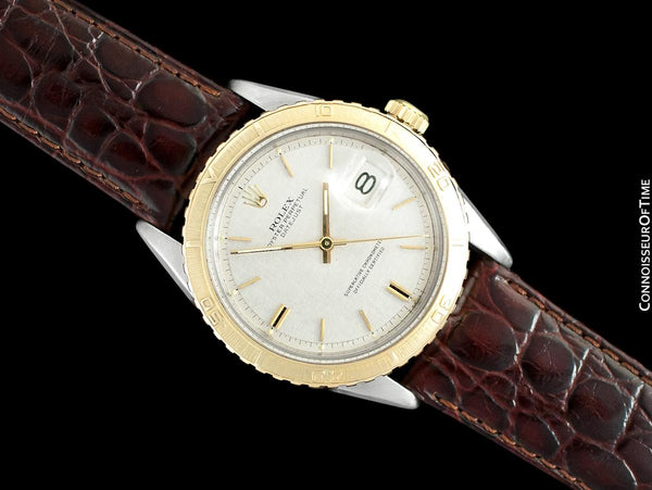 1966 Rolex Vintage Turn-O-Graph Thunderbird Datejust Mens Watch, 1625 - Stainless Steel & 18K Gold