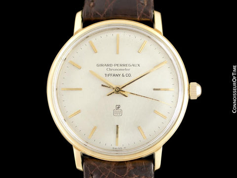 1960's Girard Perregaux for Tiffany & Co. Vintage HF High Frequency Chronometer - 18K Gold