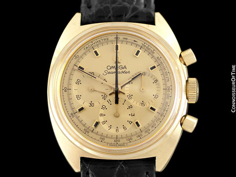 1969 Omega Seamaster Vintage Mens 145.016 Cal. 861 Chronograph - 18K Gold