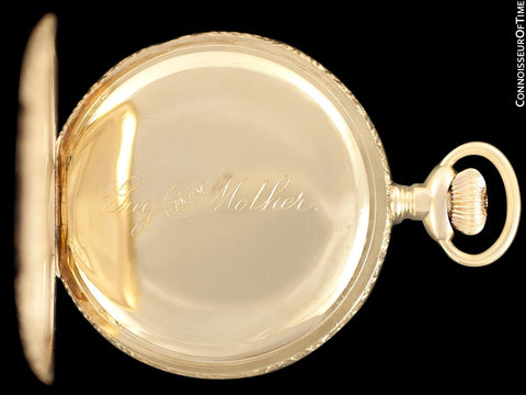 1870's E. Howard & Co. Antique 16 Size L Pocket Watch with Exceptional Fancy Dial - 14K Gold