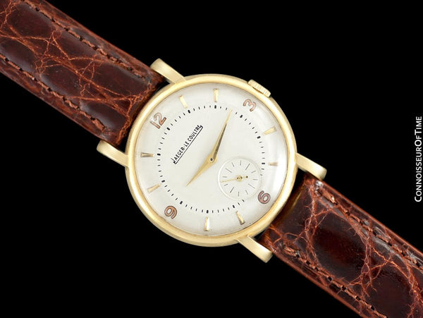 1947 Jeager-LeCoultre Vintage Mens Classic Antimagnetic Watch - 18K Gold